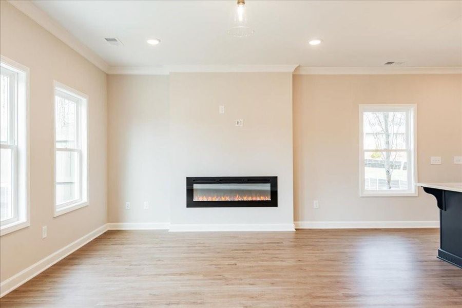 Spacious, unfurnished interior of a new home in Cherokee Township, Acworth (Image 28). Spacious, unfurnished interior of a new home in Cherokee Township, Acworth (Image 28).