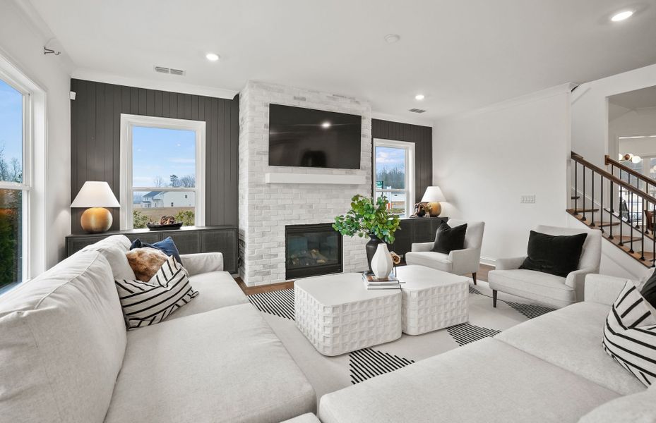 Furnished interior view inside a new home in Kinsdale, Lancaster (Image 45). Furnished interior view inside a new home in Kinsdale, Lancaster (Image 45).