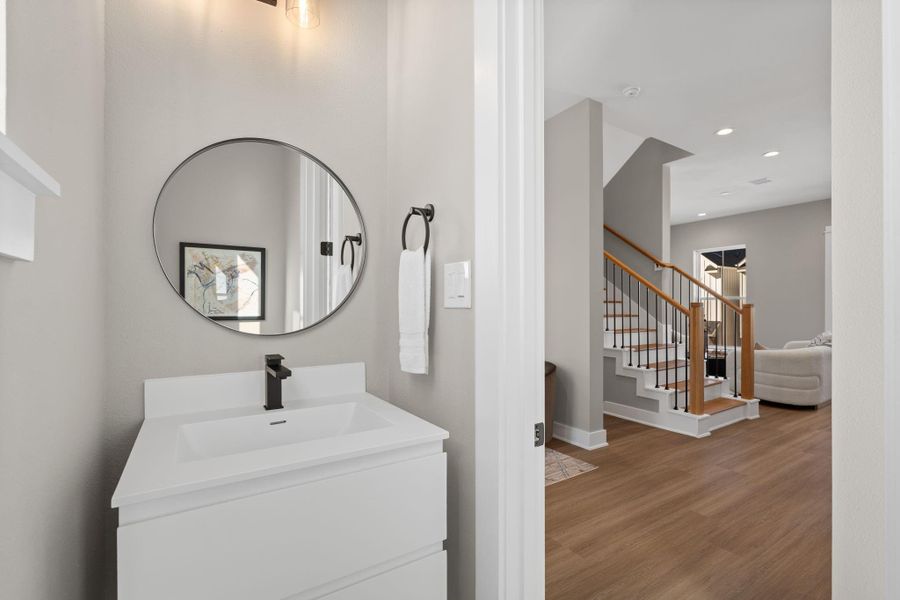 Furnished interior view inside a new home in , Houston (Image 40).