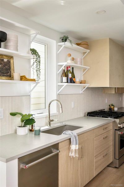 Furnished interior view inside a new home in , Denver (Image 29).