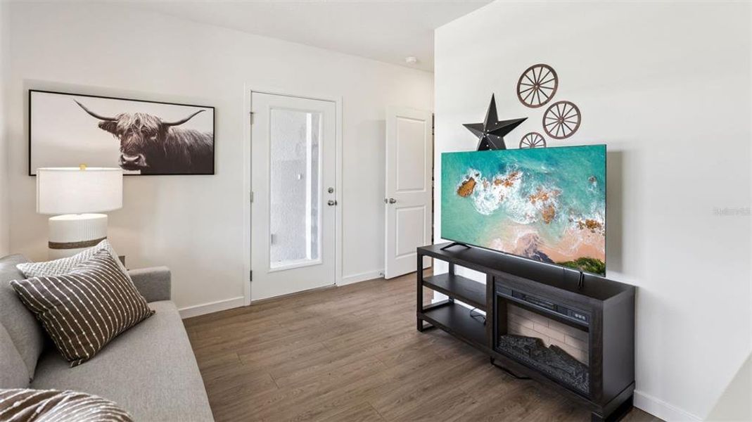 Furnished interior view inside a new home in Harmony West, St. Cloud (Image 13).