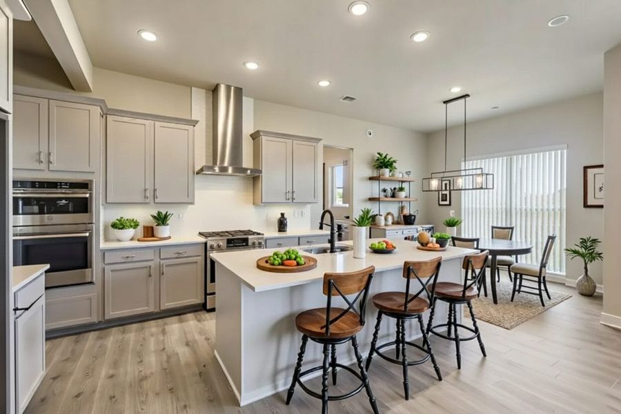 Furnished interior view inside a new home in Country Club Reserve – Fort Collins, Fort Collins (Image 9).