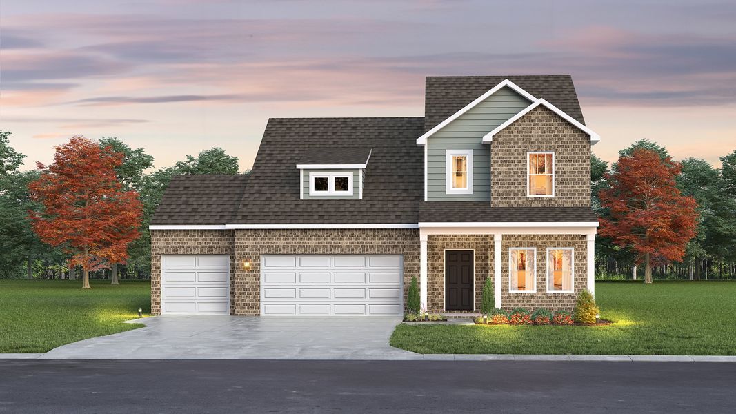 Homestead 1 with 3-Car Garage (R3)