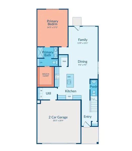 2D floor plan layout of this home in Magnolia Springs, Montgomery, TX (Image 2). 2D floor plan layout of this home in Magnolia Springs, Montgomery, TX (Image 2).