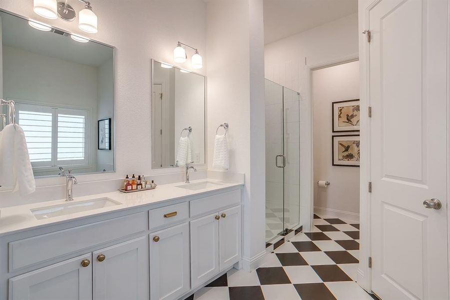 Furnished interior view inside a new home in , Aledo (Image 9).