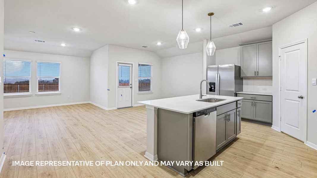 Furnished interior view inside a new home in Thunder Rock, Marble Falls (Image 6).