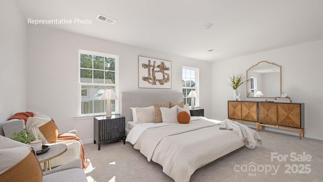 Furnished interior view inside a new home in Clark Creek Landing, Lincolnton (Image 22).