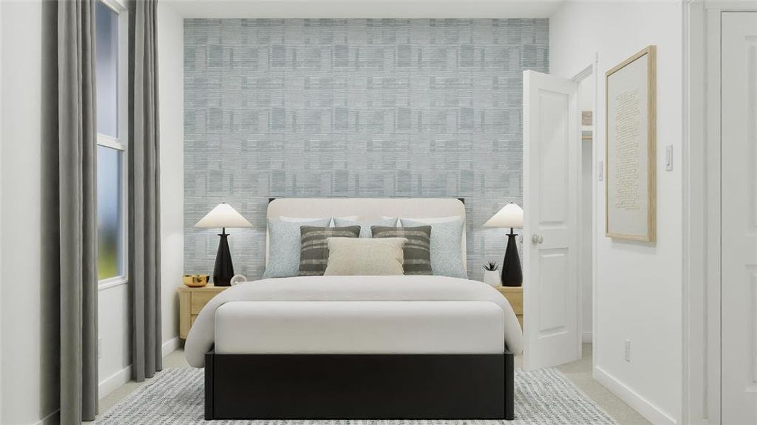 Furnished interior view inside a new home in Solterra, Mesquite (Image 23).