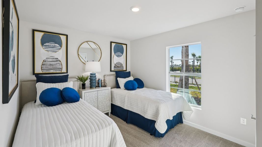 Furnished interior view inside a new home in Palmetto Landing at Babcock Ranch Express, Punta Gorda (Image 15).