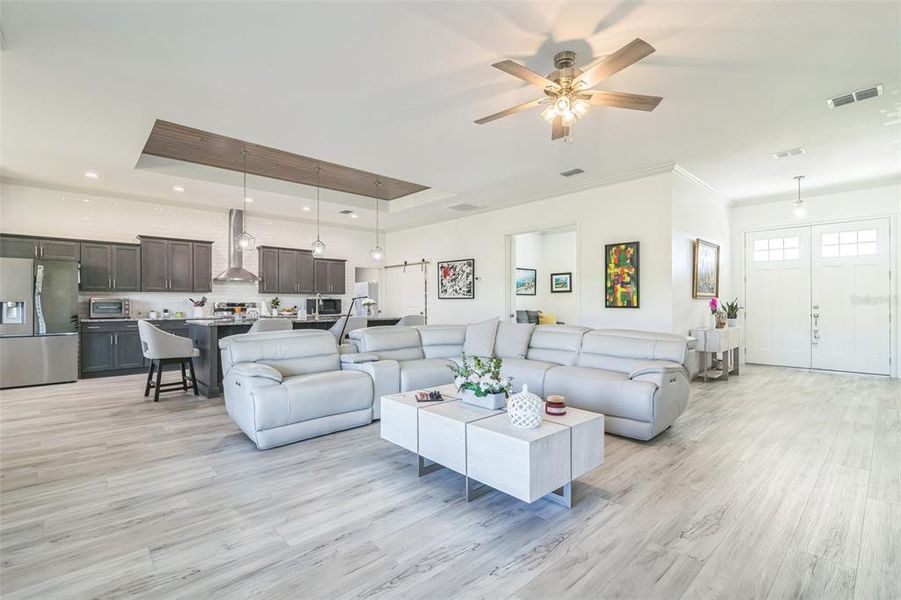 Furnished interior view inside a new home in , Ocala (Image 6). Furnished interior view inside a new home in , Ocala (Image 6).