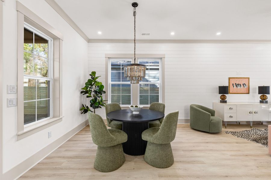 Furnished interior view inside a new home in , Charleston (Image 11). Furnished interior view inside a new home in , Charleston (Image 11).