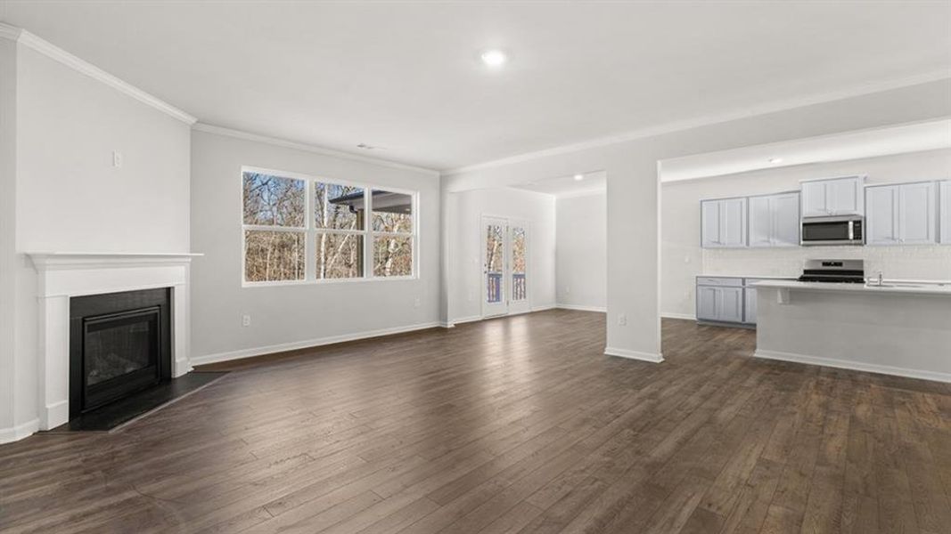 Spacious, unfurnished interior of a new home in Liberty Crossing, Braselton (Image 22).