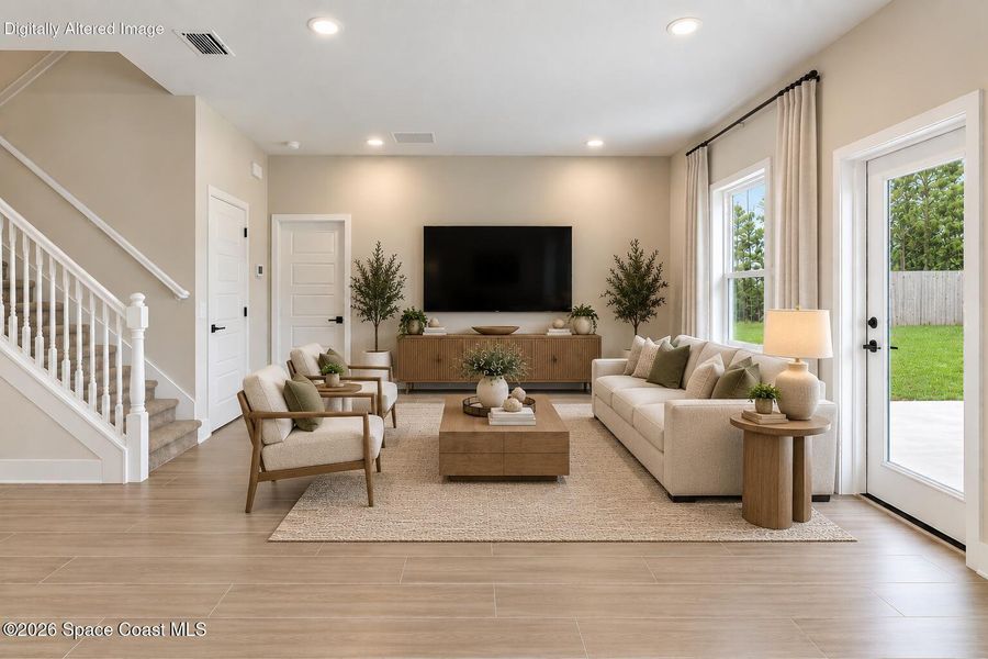 Furnished interior view inside a new home in St. John's Preserve, Palm Bay (Image 6).