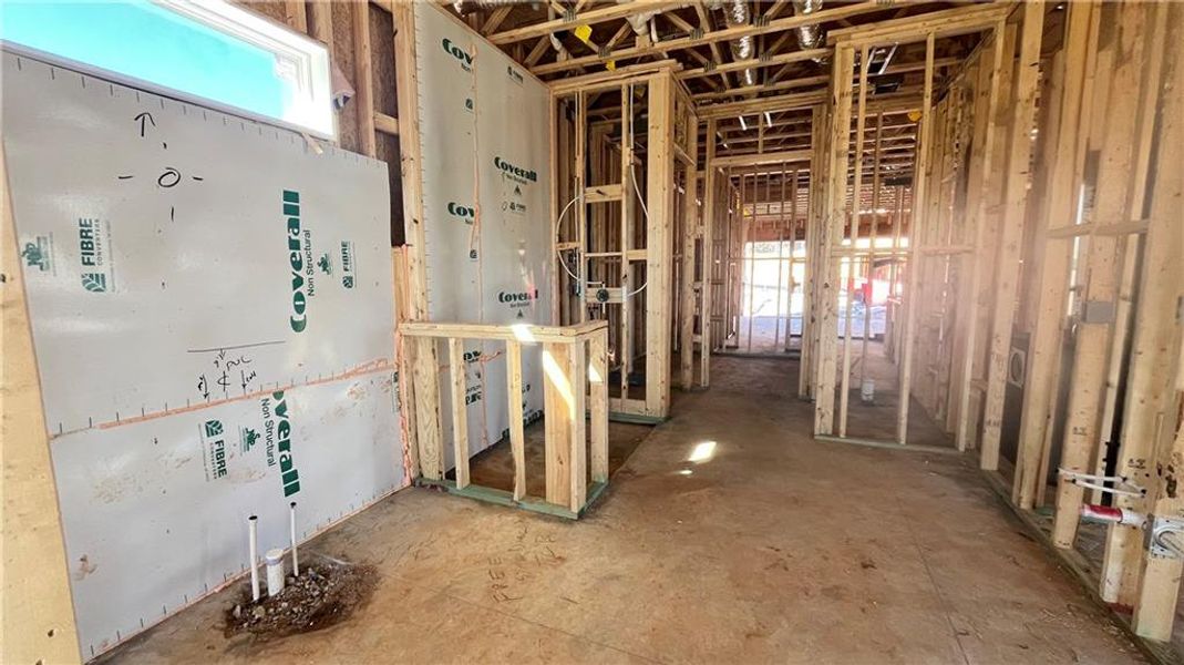 In-progress construction of a new home in , Canton, GA (Image 31).