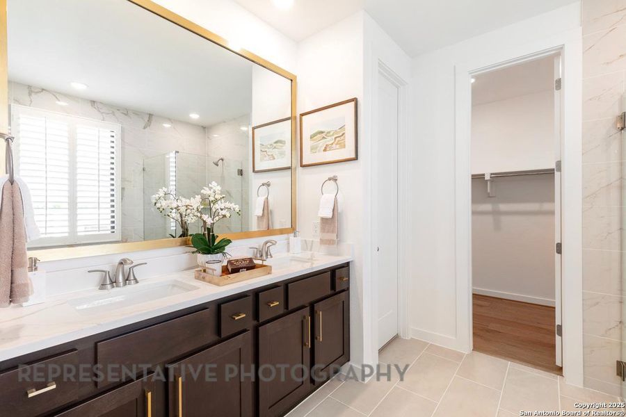 Furnished interior view inside a new home in The Crossvine, Schertz (Image 10).
