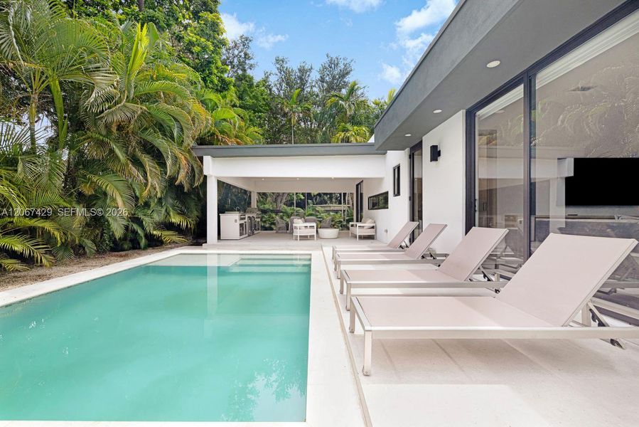 Exterior details and patio area of a home in , Biscayne Park (Image 29). Exterior details and patio area of a home in , Biscayne Park (Image 29).