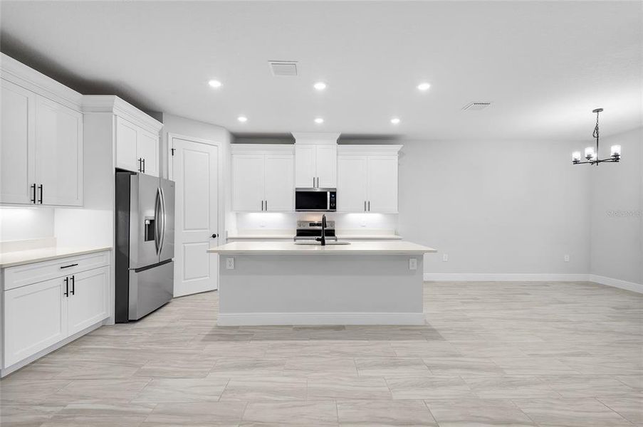 Furnished interior view inside a new home in , Sanford (Image 5). Furnished interior view inside a new home in , Sanford (Image 5).