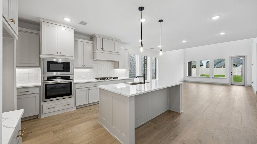 Representative furnished interior of a home built from the Orleans II by Normandy Homes in Rainwater Crossing, Celina (Image 12).