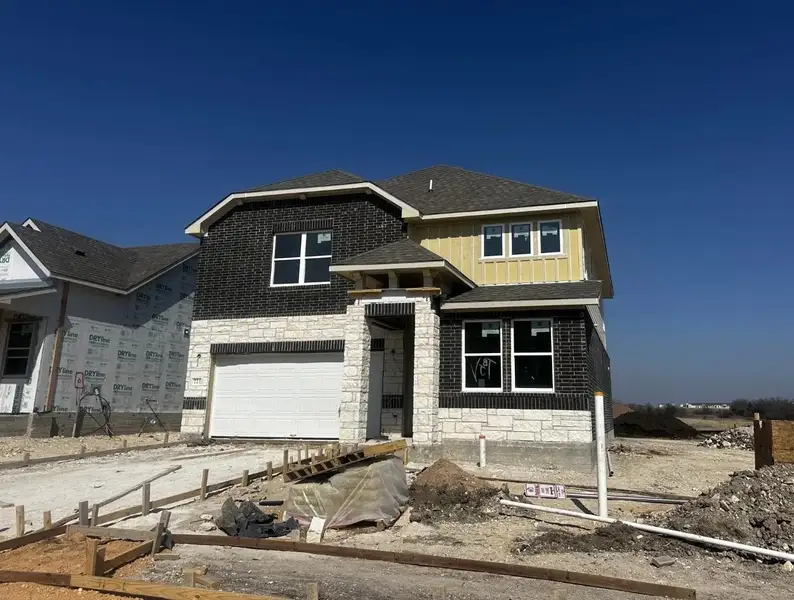 In-progress construction of a new home in Patterson Ranch, Georgetown, TX (Image 3). In-progress construction of a new home in Patterson Ranch, Georgetown, TX (Image 3).