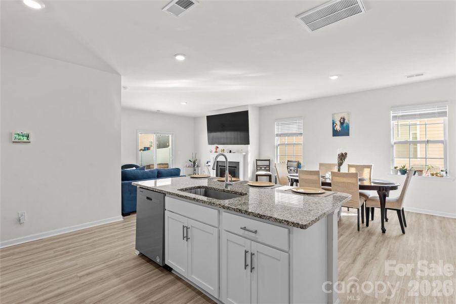 Furnished interior view inside a new home in Wallace Springs, Statesville (Image 15).