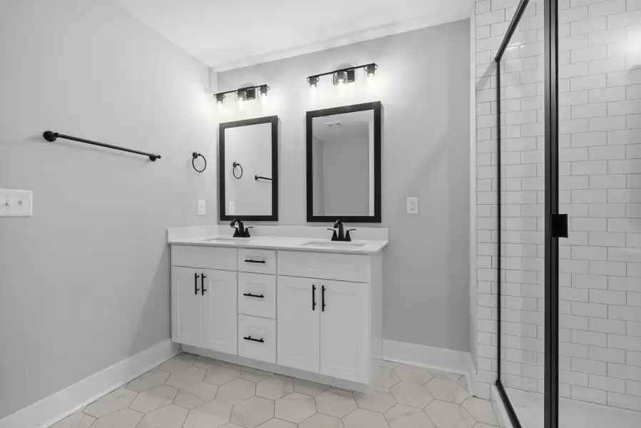 Furnished interior view inside a new home in Garrettsburg Meadows, Clarksville (Image 4).