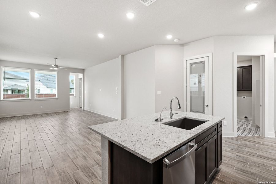 Furnished interior view inside a new home in Stillwater Ranch, San Antonio (Image 14).