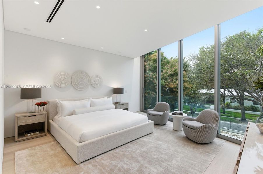Furnished interior view inside a new home in , Miami (Image 44).