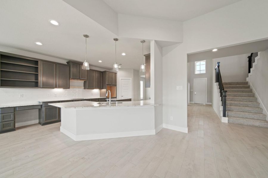Furnished interior view inside a new home in Morton Creek Ranch, Katy (Image 8). Furnished interior view inside a new home in Morton Creek Ranch, Katy (Image 8).