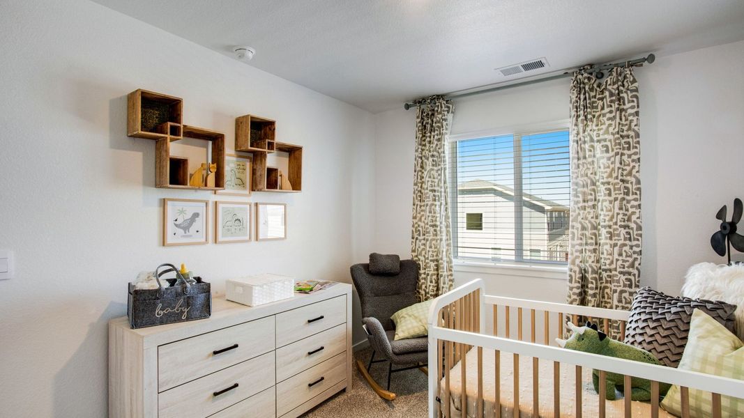 Furnished interior view inside a new home in Revere at Johnstown, Johnstown (Image 15).
