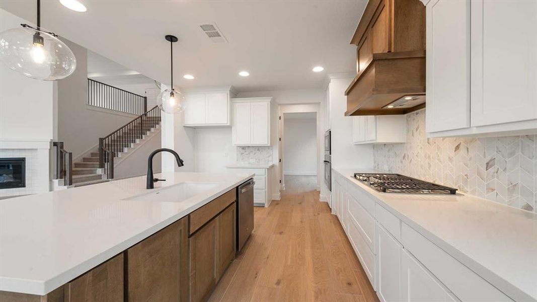 Furnished interior view inside a new home in North Sky 55', Celina (Image 10).