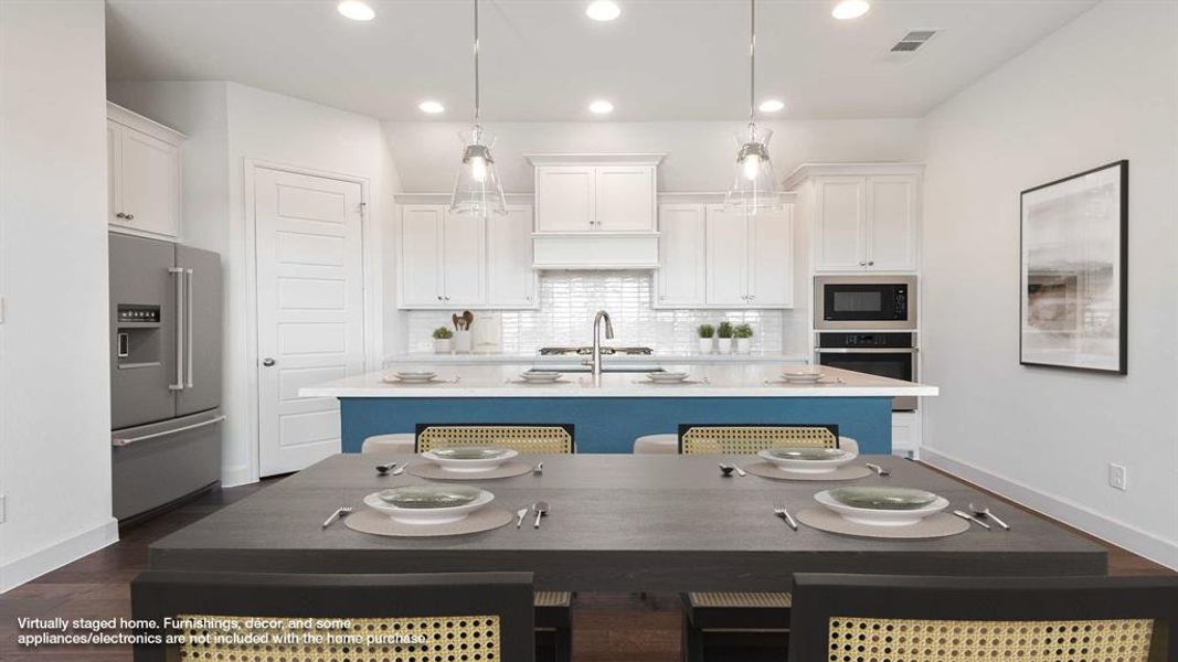 Furnished interior view inside a new home in The Heights At Uptown Celina 45', Celina (Image 6).