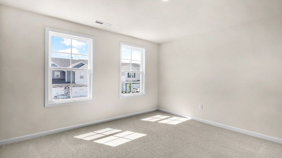 Representative unfurnished interior of a home built from the Linville by D.R. Horton in The Meadows at Kinsley, Jamestown (Image 26).