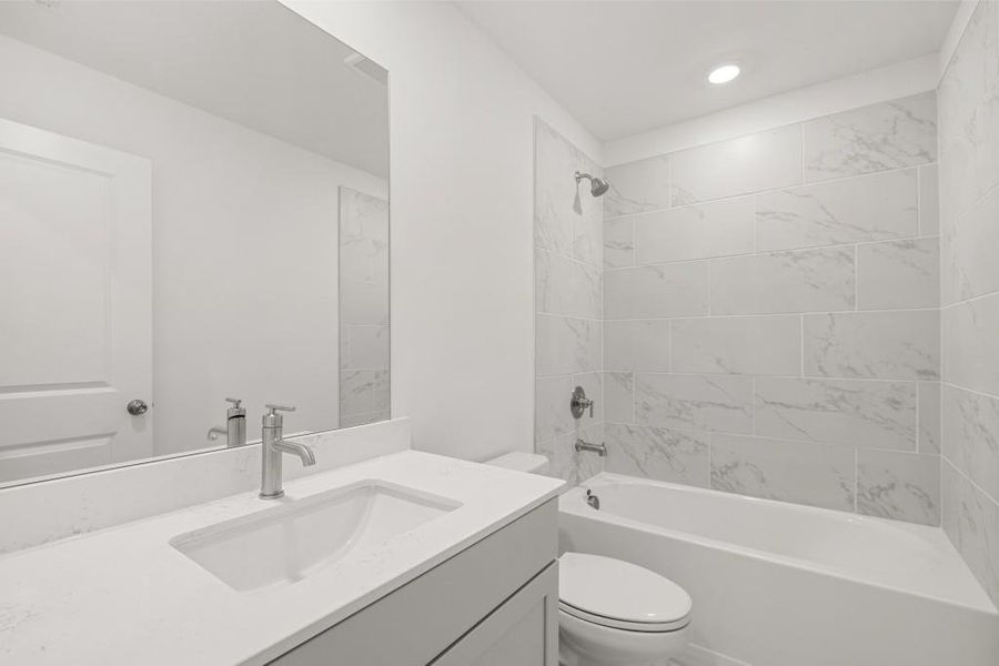 Furnished interior view inside a new home in The Court at Gainesville Township, Gainesville (Image 8).