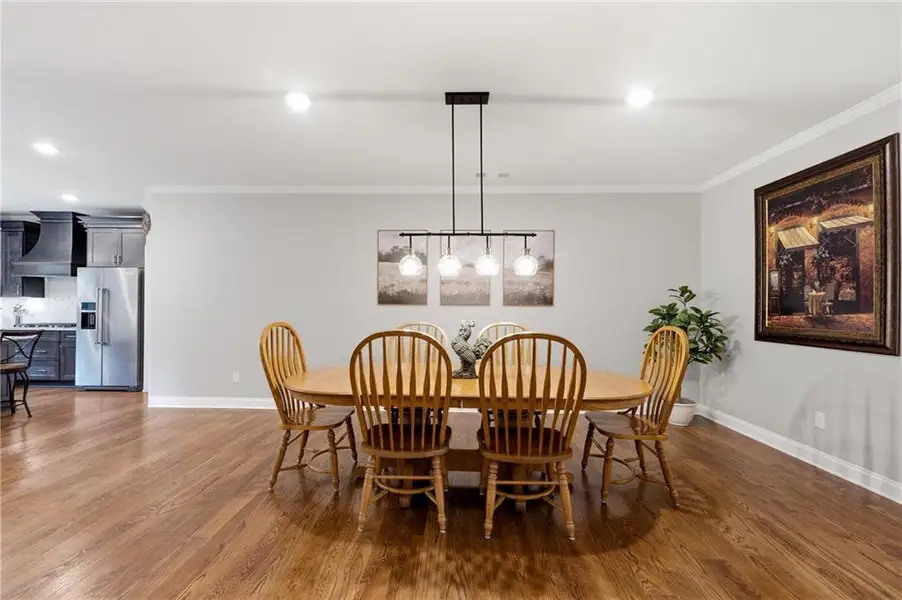 Furnished interior view inside a new home in , Dawsonville (Image 8).