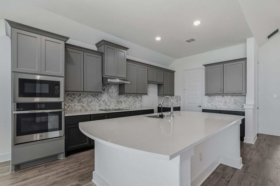 Representative furnished interior of a home built from the Brandon by Chesmar Homes in Sienna Lakes, San Antonio (Image 4).