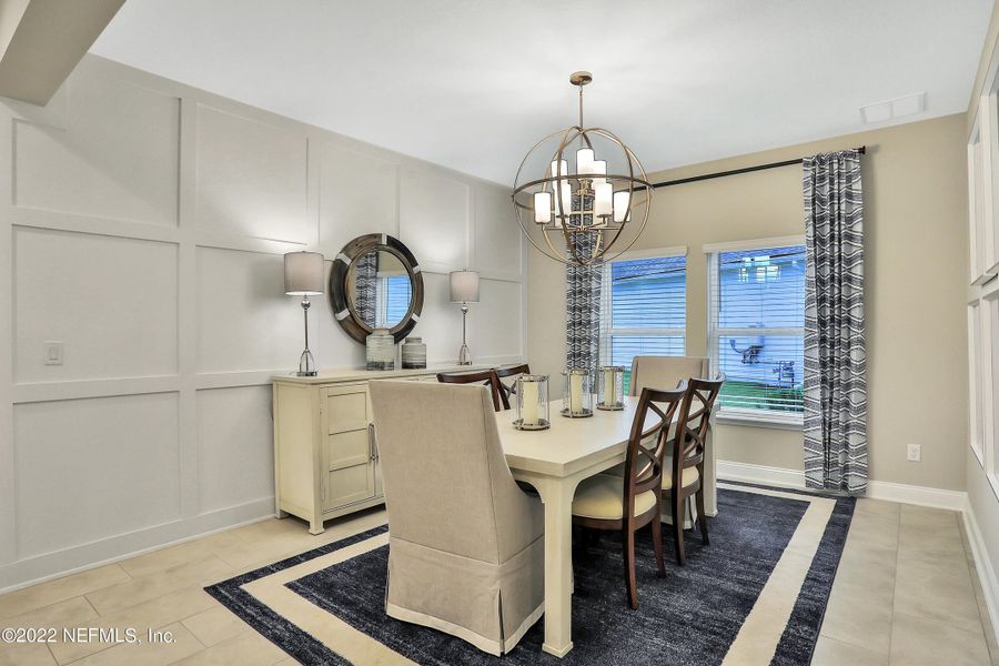 Furnished interior view inside a new home in Silver Landing at SilverLeaf, St. Augustine (Image 20).