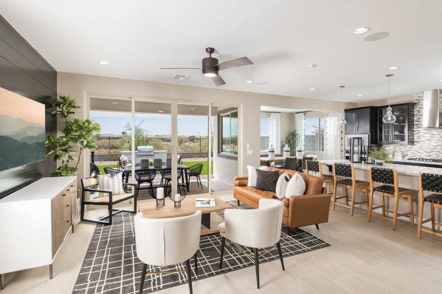 Representative furnished interior of a home built from the Savannah by Beazer Homes in Marbella at Windrose, Waddell (Image 7).
