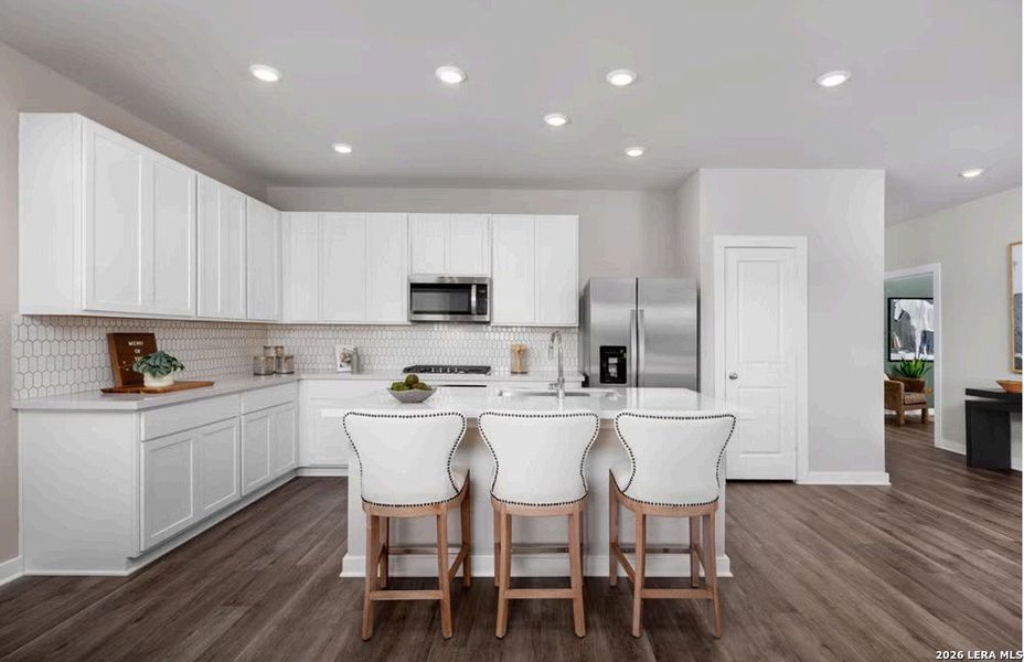 Furnished interior view inside a new home in Garden Grove, San Antonio (Image 4).