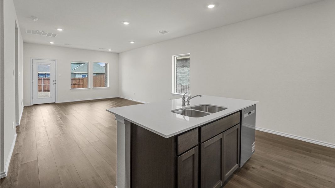 Furnished interior view inside a new home in Wildcat Ranch, Crandall (Image 5).