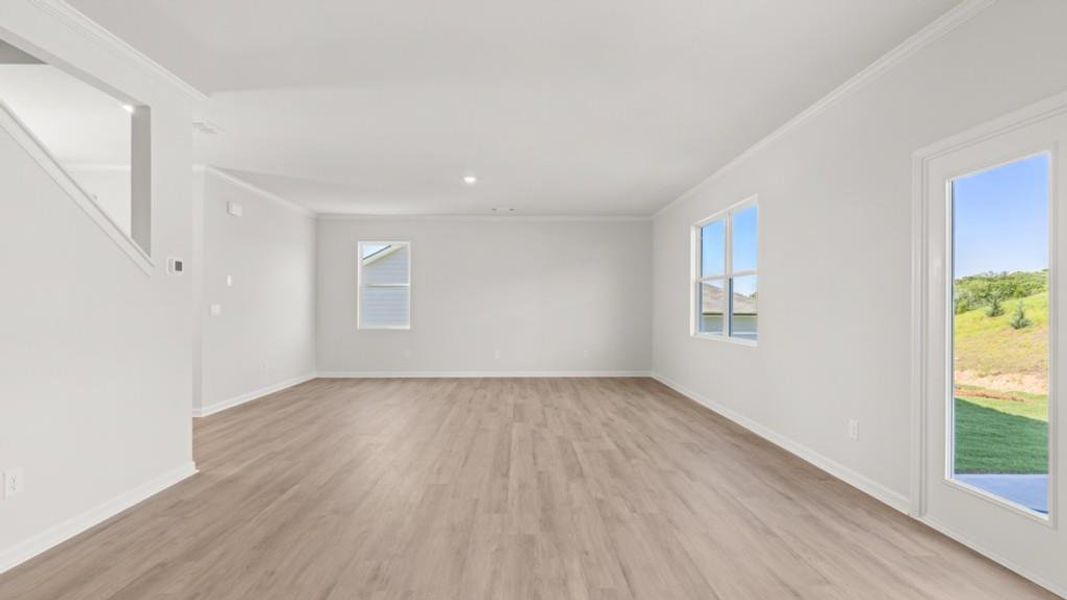 Spacious, unfurnished interior of a new home in Sheffield Highlands, Dallas (Image 22).