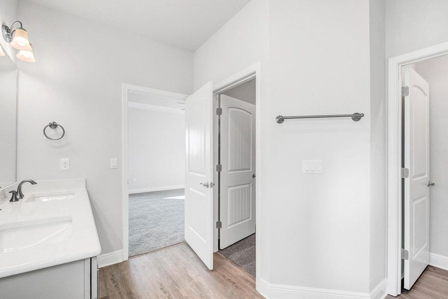 Furnished interior view inside a new home in Parkland Place, Pace (Image 7).