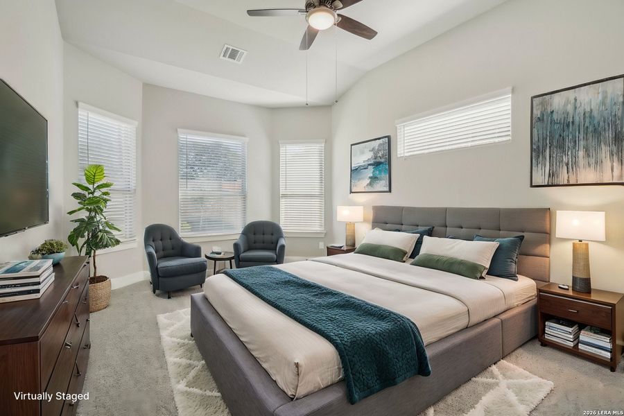 Furnished interior view inside a new home in Fox Falls, Boerne (Image 8).