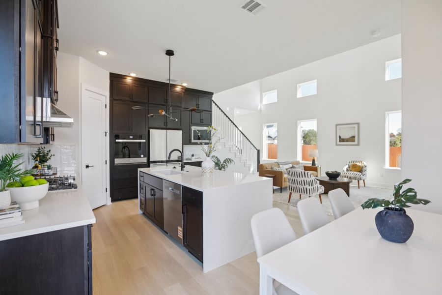 Furnished interior view inside a new home in Foxfield, Austin (Image 8).