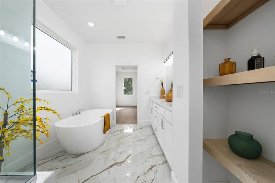 Furnished interior view inside a new home in , Orlando (Image 10). Furnished interior view inside a new home in , Orlando (Image 10).