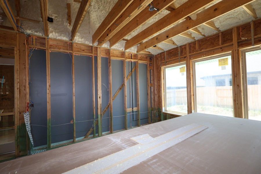 In-progress construction of a new home in Escondido - Retreat Collection, Magnolia, TX (Image 23).