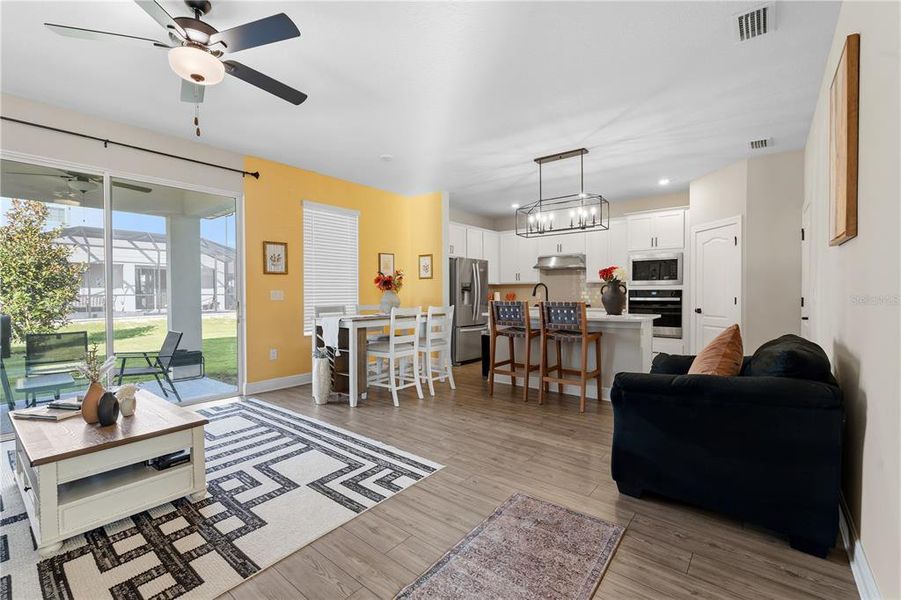Furnished interior view inside a new home in Reunion Village, Kissimmee (Image 34).