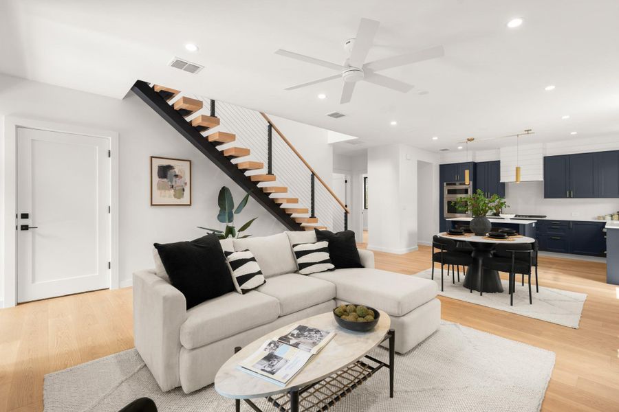 Furnished interior view inside a new home in , Austin (Image 6).