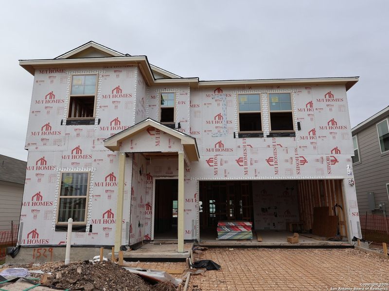 In-progress construction of a new home in Meadows at Clear Springs, New Braunfels, TX (Image 30).