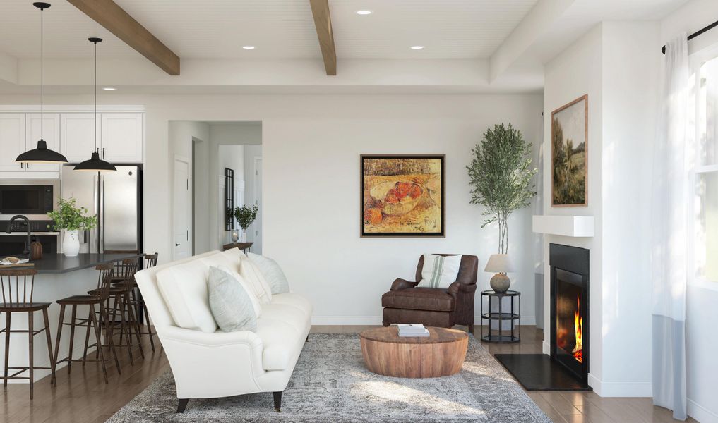 Furnished interior view inside a new home in , Summerville (Image 7). Furnished interior view inside a new home in , Summerville (Image 7).