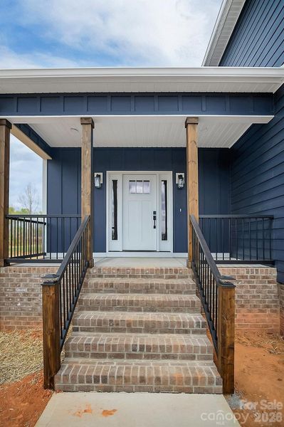 Exterior details and patio area of a home in , Shelby (Image 21).